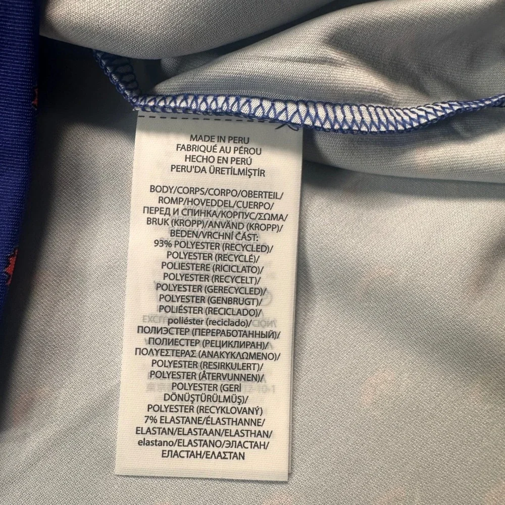 Ralph Lauren RLX Golf Polo Shirt Men's XL Royal AOP Floral Wicking Performance